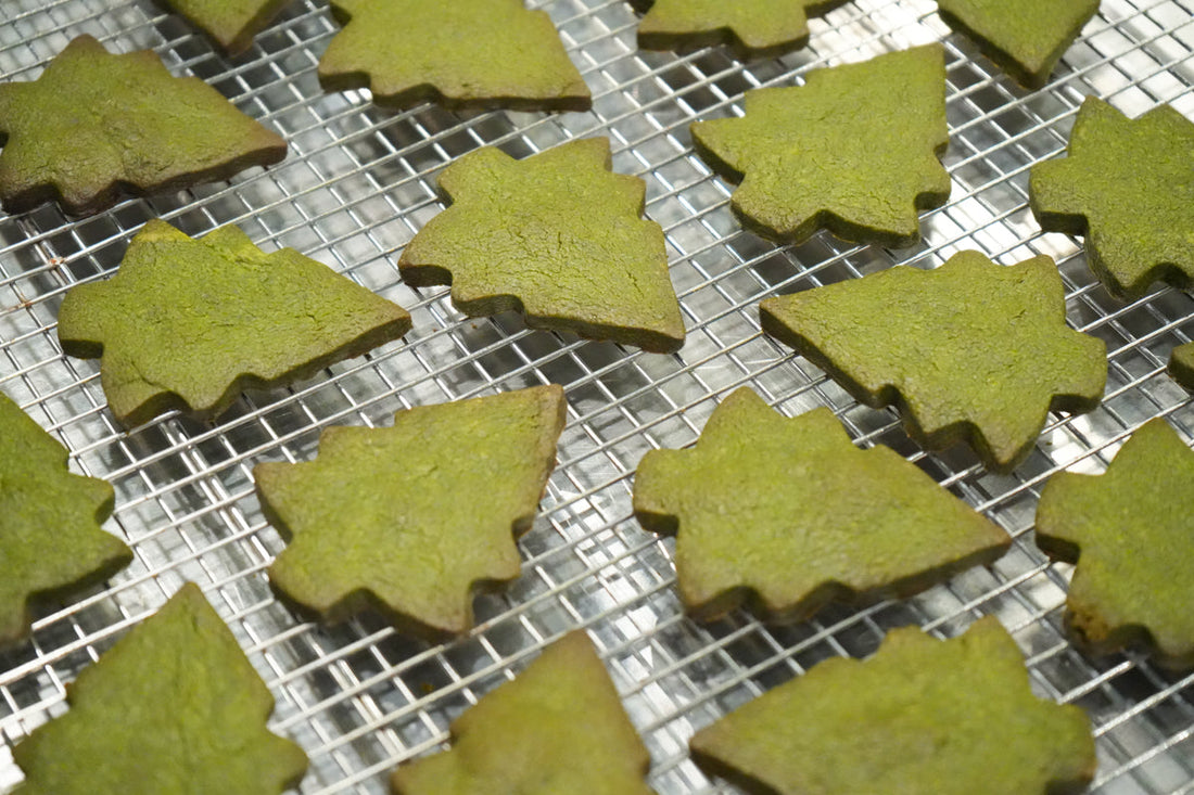 Matcha Sable Cookies
